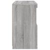 vidaXL Dressoir met LED-verlichting 60x37x67 cm grijs sonoma eiken