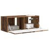 vidaXL TV Wandkast Oud Hout 60 x 31 x 29.5 cm Bewerkt hout