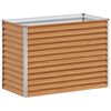 vidaXL Verhoogde plantenbak 98 x 50 x 68 cm Gegalvaniseerd staal