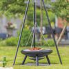 RedFire Tuinbarbecue met driepoot en vuurschaal 50 cm zwart