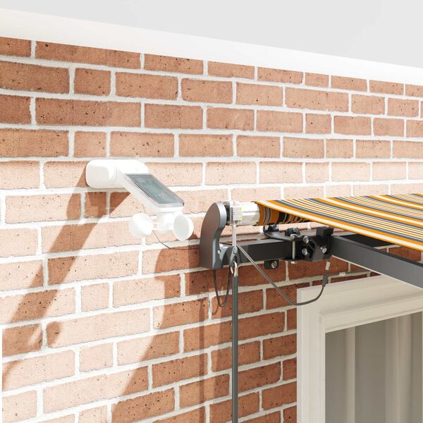 vidaXL Inklapbaar Zonnescherm met Multikleur 300 x 250 cm Stof