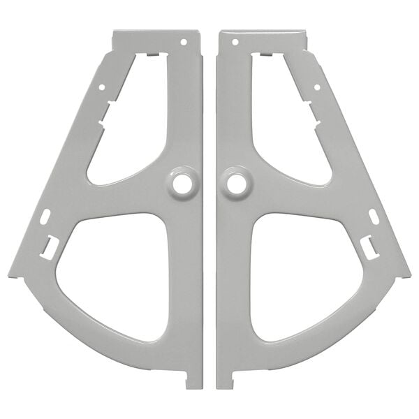 vidaXL Flip lade scharnier 12 pcs Zilver 235 x 155 x 30 mm IJzer