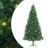 vidaXL Kunstkerstboom Groen 300 cm PVC en Metaal en Plastic