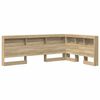 vidaXL Opberghoofdbord Sonoma Eiken Bewerkt hout