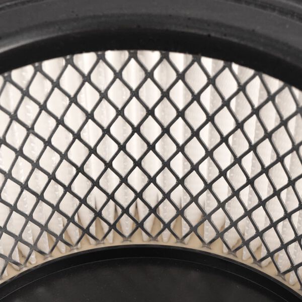 vidaXL HEPA-filters voor asstofzuiger wit en zwart 3 st