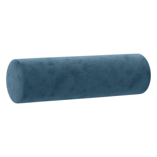 vidaXL Sierkussens 2 st 15x50 cm fluweel blauw
