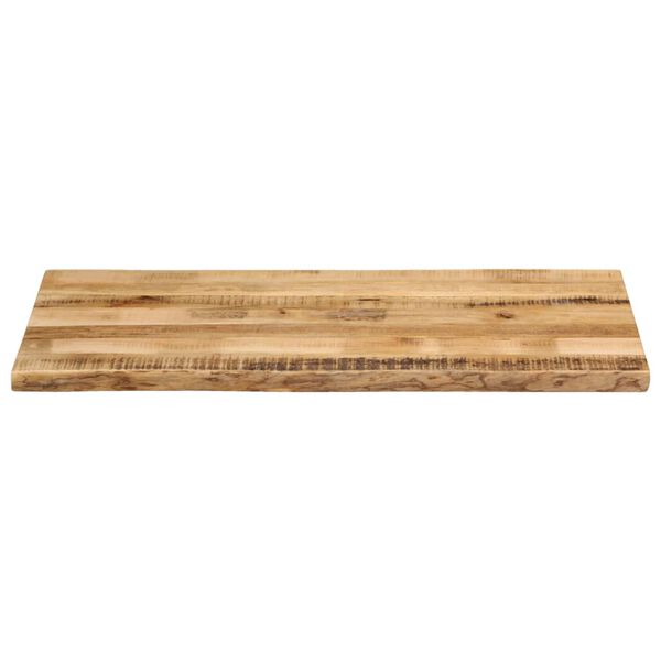 vidaXL Tafelblad met natuurlijke rand 110x60x2,5 cm massief mangohout