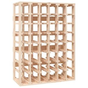vidaXL Wijnrek 70x33x94 cm massief grenenhout bruin