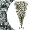 vidaXL Ondersteboven Kunstmatige Gehingde Kerstboom 150 cm 150 LED's