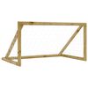 vidaXL Voetbaldoel met net 160x80x100 cm ge&iuml;mpregneerd grenenhout