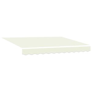 vidaXL Vervangingsdoek voor zonnescherm Cr&egrave;mekleurig 235 x 195 cm