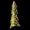 vidaXL Kerstboom met 100 LED Warmwit 120 cm PET