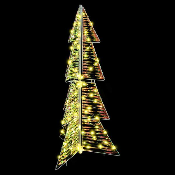 vidaXL Kerstboom met 100 LED Warmwit 120 cm PET