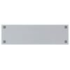 vidaXL Magneetbord voor aan de wand 100x30 cm gehard glas wit