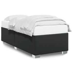 vidaXL Bedframe kunstleer zwart 80x200 cm