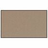 vidaXL Deurmat Beige en zwart 90 x 150 cm 100% Polyamide