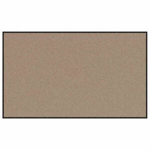vidaXL Deurmat Beige en zwart 90 x 150 cm 100% Polyamide