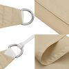 vidaXL Zonnescherm vierkant 2,5x2,5 m oxford stof beige