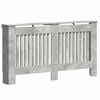 vidaXL Radiatorafdekking Betongrijs 152 x 19 x 81,5 cm Bewerkt hout