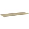 vidaXL Wandschappen 8 st 60x20x1,5 cm spaanplaat sonoma eikenkleurig