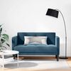 vidaXL Loveseat bank blauw 111 cm fluweel