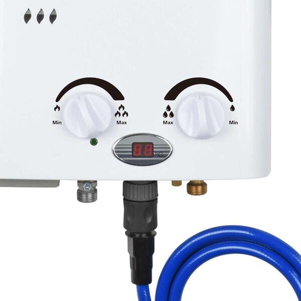 Qlima Gasboiler draagbaar PGWH 1010 wit