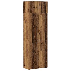 vidaXL Opbergkast 2 st Oudhout 70 x 42,5 x 185 cm