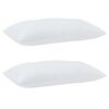 vidaXL Dekbed met Kussens 3 pcs Wit Microfiber en Dons Feather