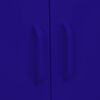 vidaXL Opbergkast 80x35x101,5 cm staal marineblauw