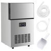 vidaXL IJsblokjesmachine 45 kg / 24 u zilverkleurig