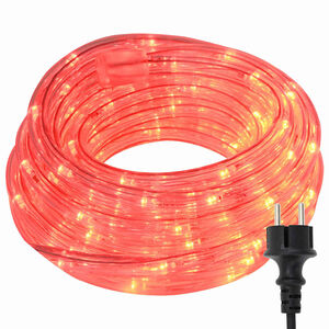 vidaXL Touwenlicht met touwlichten Rood 50 m PVC