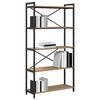 vidaXL Boekenkast Artisan Eiken 80 x 30 x 155 cm Bewerkt hout