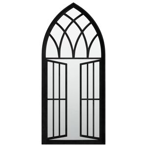 vidaXL Spiegel 100x45 cm ijzer zwart