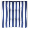 vidaXL Palletkussen gestreept 70x70x12 cm stof blauw en wit