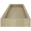 vidaXL Wandschappen 2 st Loggia 80x15x4 cm MDF eikenkleurig