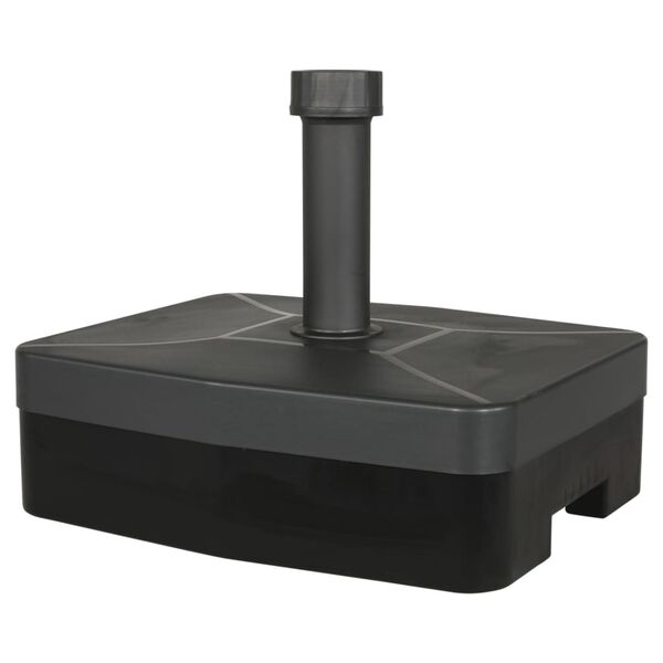 Lesli Living Parasolvoet vulbaar 45 kg 49x41x17,5 cm kunststof