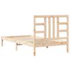 vidaXL Bedframe massief hout 100x200 cm