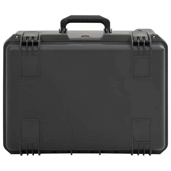 vidaXL Flightcase draagbaar 54x41,5x29 cm PP zwart