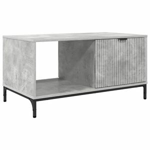 vidaXL Salontafel met lade Beton Grijs 90 x 49 x 46 cm Bewerkt hout