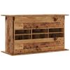 vidaXL Aquariumstandaard 101x41x58 cm bewerkt hout oud houtkleurig