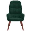 vidaXL Relaxstoel fluweel donkergoen