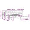 vidaXL Slaapbank met onderschuifbed/lades zonder matras 80x200 cm wit