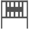 vidaXL Hoofdbord 96x4x100 cm massief grenenhout grijs