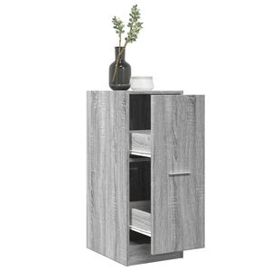 vidaXL Apothekerskast 30x41x77,5 cm bewerkt hout grijs sonoma eiken