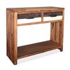 vidaXL Wandtafel 86x30x75 cm massief acaciahout