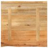 vidaXL Tafelblad met natuurlijke rand 80x80x3,8 cm massief mangohout