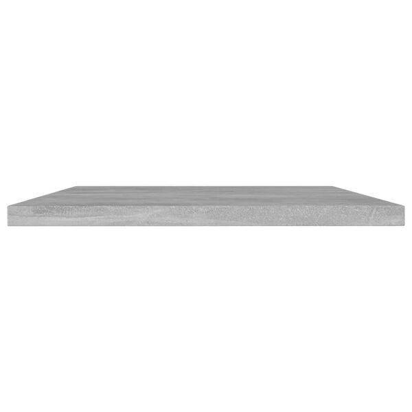 vidaXL Wandschappen 8 st 60x20x1,5 cm spaanplaat betongrijs
