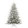 vidaXL Kunstmatige Inklapbare Kerstboom Wit 240 cm PE en PVC