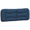 vidaXL Bed met matras "Hvar" stof blauw 180x200 cm