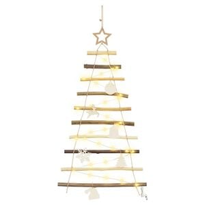 vidaXL Kerstboom Naturel 90 cm Massief essenhout